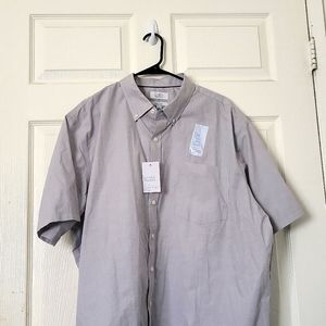 Croft and Barrow gray easy care button down shirt size XXL